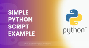 Simple Python Script Example