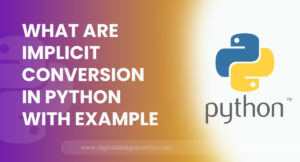 What Are Implicit Conversion in Python With Example