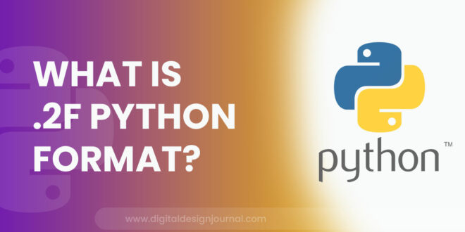 What is .2f Python format?